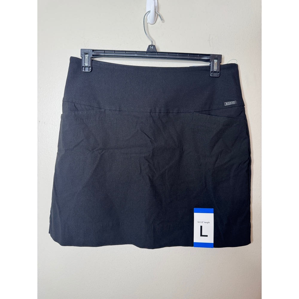 S.C. & CO. 360 Tummy Control Black Skort